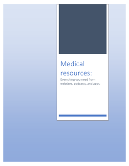 WFSM Medical Resources.Pdf
