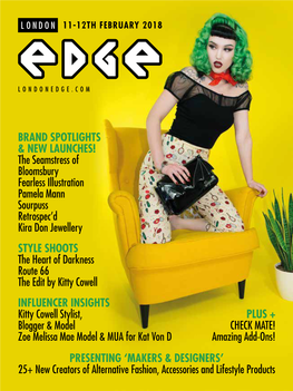 PRESENTING 'MAKERS & DESIGNERS' 25+ New Creators of Alternative Fashion, Accessories and Lifestyle Products PLUS + CHECK