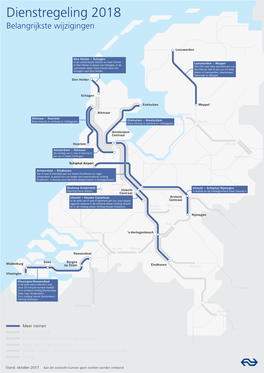 Nieuwe Dienstregeling Meer Treinen