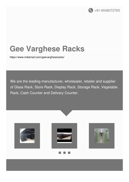 Gee Varghese Racks