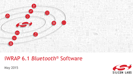 Iwrap 6.1 Bluetooth® Software