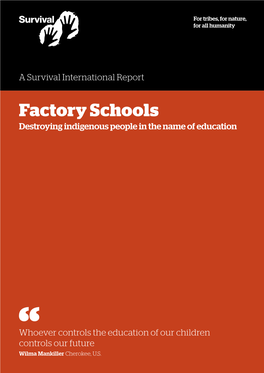 Factory Schools Destroying Indigenous People in the Name of Education