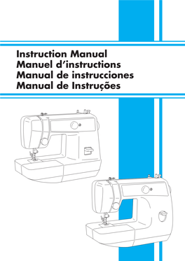 Instruction Manual Manuel D'instructions Manual De