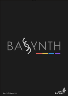 Dynamic BASSYNTH Manual