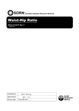 Waist-Hip Ratio