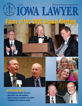 Faces of the 2008 Annual Meeting See Classified Section for Details