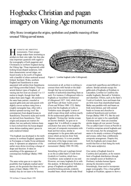 Hogbacks: Christian and Pagan Imagery on Viking Age Monuments