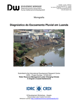 Diagnóstico Do Escoamento Pluvial Em Luanda