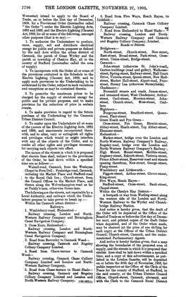 7796 the London Gazette, Notembeb, 27, 1903