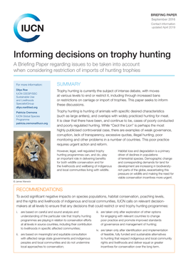 IUCN Briefing Paper