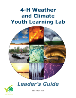 4-H Weather and Climate Youth Learning Lab Leader's Guide