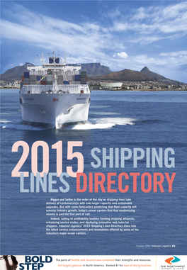 2014 Shipping Lines Directory