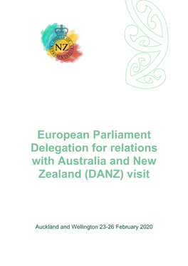 European Parliament DANZ Report