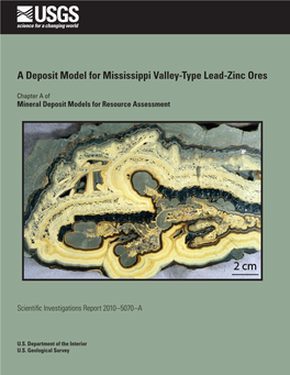 A Deposit Model for Mississippi Valley-Type Lead-Zinc Ores