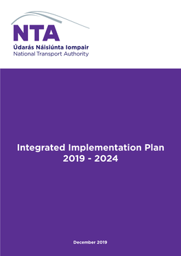 NTA Integrated Implementation Plan 2019-2024