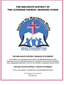 The Mid-South District of the Lutheran Church—Missouri Synod