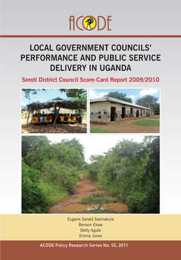 Soroti District Council Score-Card Report 2009/2010