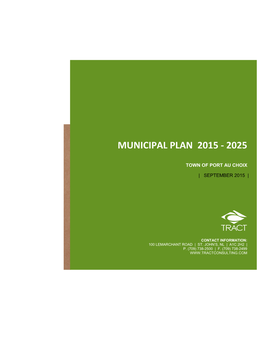 Municipal Plan 2015 - 2025