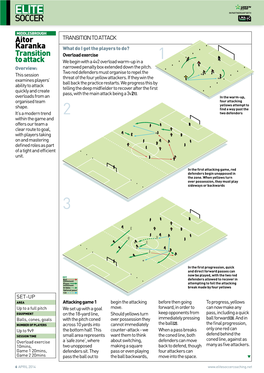 Aitor Karanka Transition to Attack