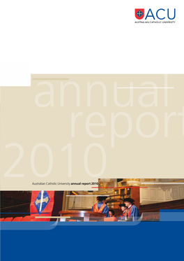 Australian Catholic University Annual Report 2010