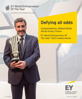 Mohed Altrad — Mohed Altrad Altrad Group, France President, Altrad Group EY World Entrepreneur of the Year™ 2015 Award Winner