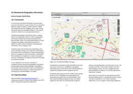 16 Volunteered Geographic Information