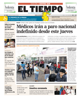 Médicos Irán a Paro Nacional Indefinido Desde Este