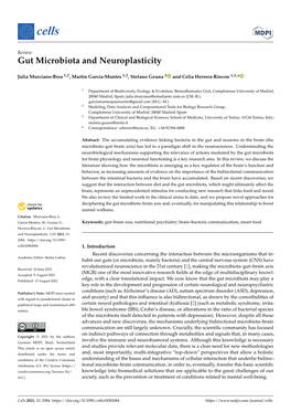 Gut Microbiota and Neuroplasticity