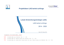 Projektideen LAG Berkel Schlinge