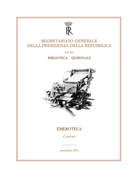 Catalogo Emeroteca