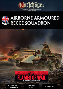Airborne Armoured Recce Squadron COMBAT PLATOONS HEADQUARTERS RECONNAISSANCE RECONNAISSANCE RECONNAISSANCE HEADQUARTERS a ARMOUR Irborne R