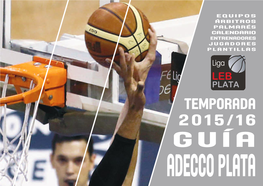 Guía LEB Plata 2015/16