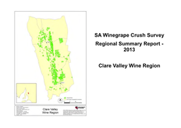 2013 Clare Valley Wine Region