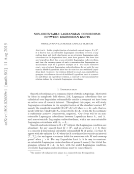 Non-Orientable Lagrangian Cobordisms Between Legendrian Knots