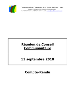 Préparation Conseil