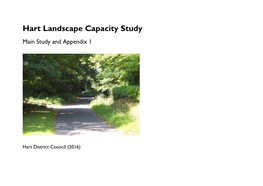 Landscape Capacity Study 2016