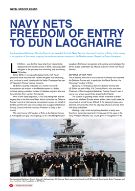 Navy Nets Freedom of Entry To