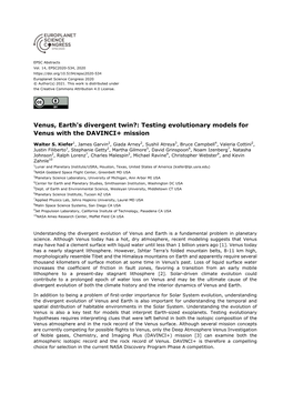 Testing Evolutionary Models for Venus with the DAVINCI+ Mission