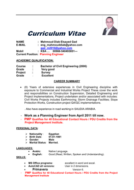 Curriculum Vitae