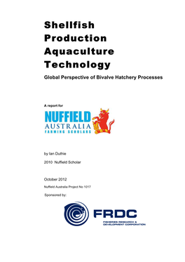 Global Perspective of Bivalve Hatchery Processes