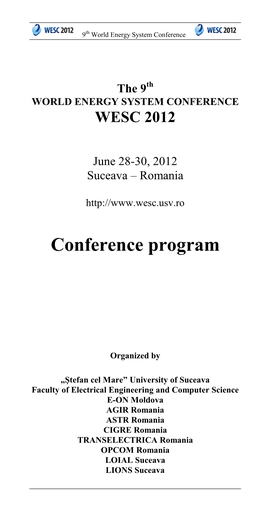 Conference Program