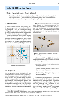 Volo: Bird Flight in a Game