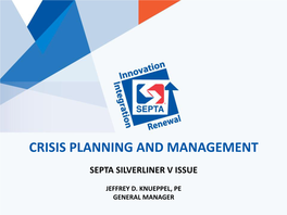 Crisis Planning & Management