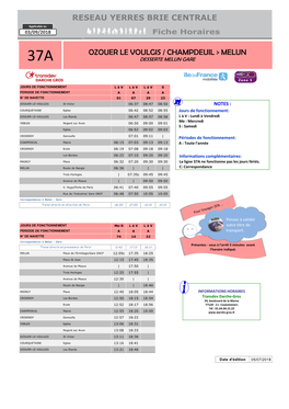 OZOUER LE VOULGIS / CHAMPDEUIL > MELUN RESEAU