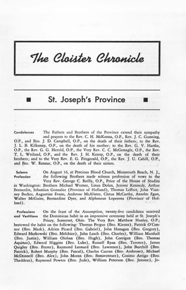 Cloister Chronicle 373