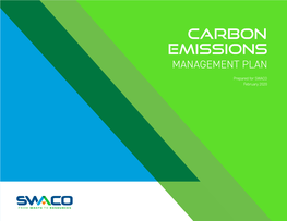 Carbon Emissions MANAGEMENT PLAN