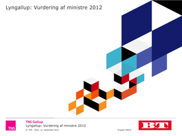 Lyngallup: Vurdering Af Ministre 2012