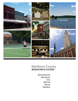 Marlboro County RESOURCE GUIDE
