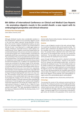 An Anomalous Digastric Muscle in the Carotid Sheath: a Case Report with Its