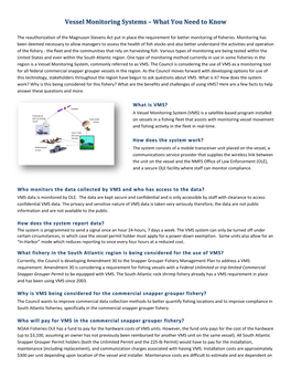 Vessel Monitoring Systems – What You Need to Know